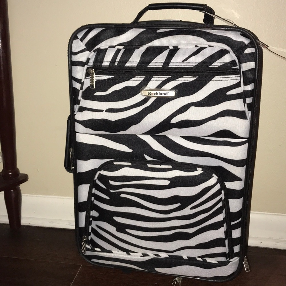 Zebra Print  carryon luggage